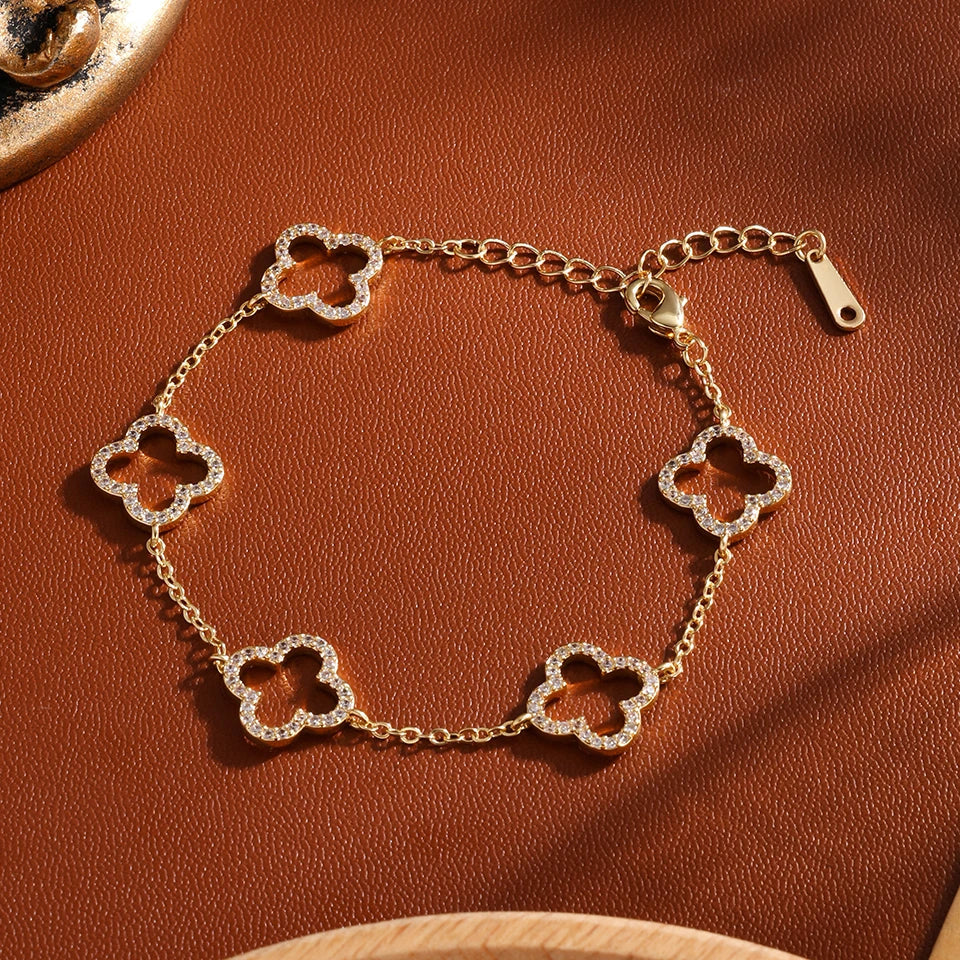 Clover Charm Bracelet