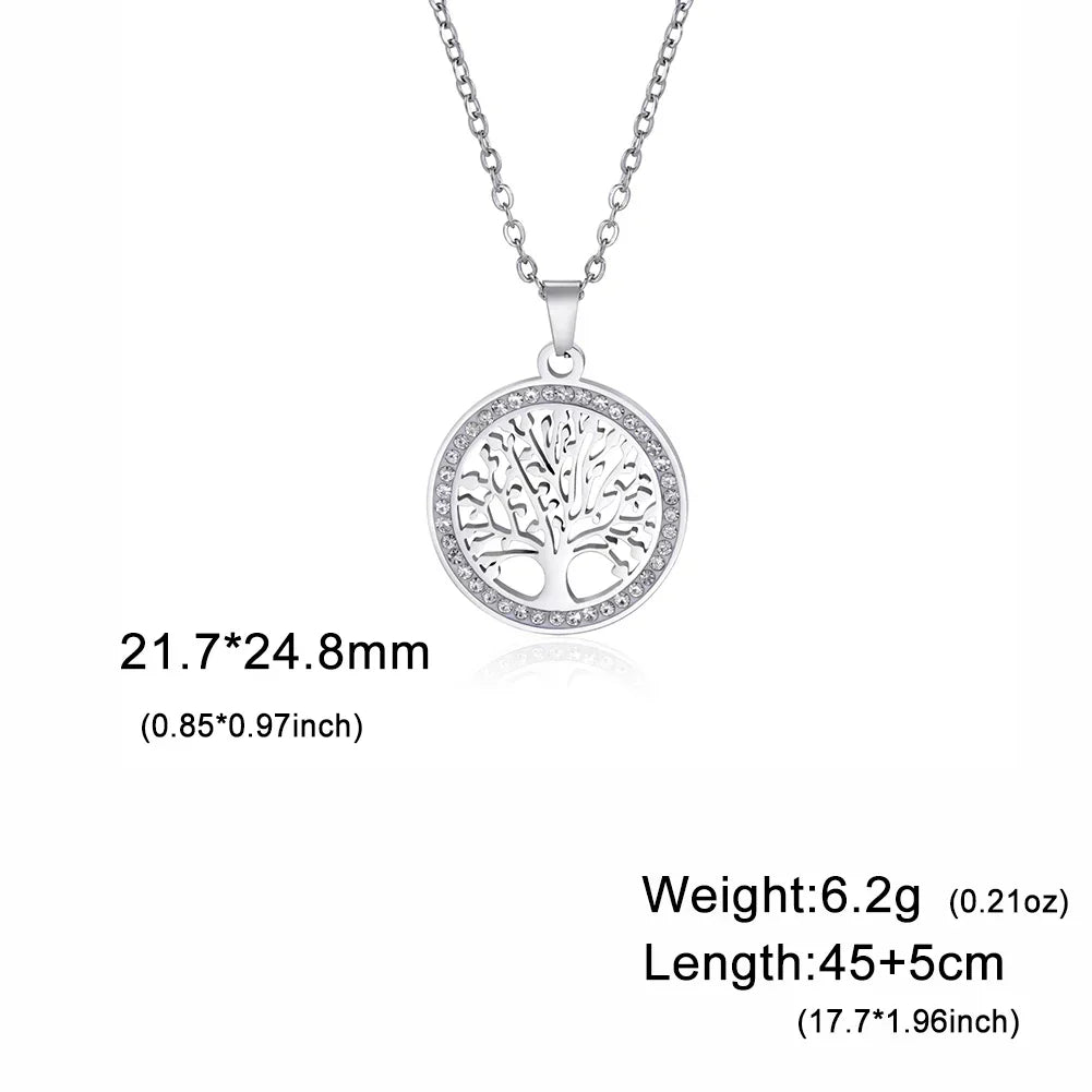 Golden Harmony Tree of Life Necklace